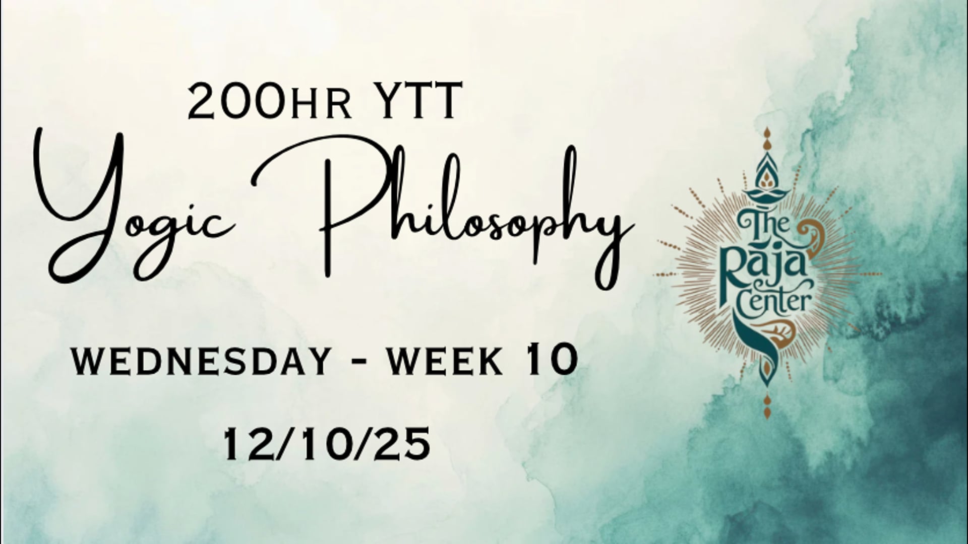 2025 200YTT Wednesday 12/10/25