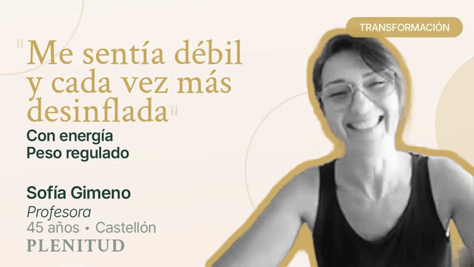 Testimonio en vídeo de Sofia Gimeno, alumna del Método PLENITUD