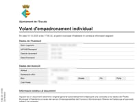 A partir d'ara es pot obtenir el Volant d'Empadronament des del web municipal
