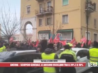 Ancona - Sciopero generale, le adesioni oscillano tra il 20% e il 90 %