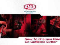 REED Blade for Reed Manufacturing HPC12 Guillotine Pipe Cutter R94903 at Pollardwater