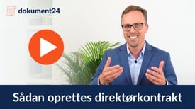 1. Sådan oprettes direktørkontrakten