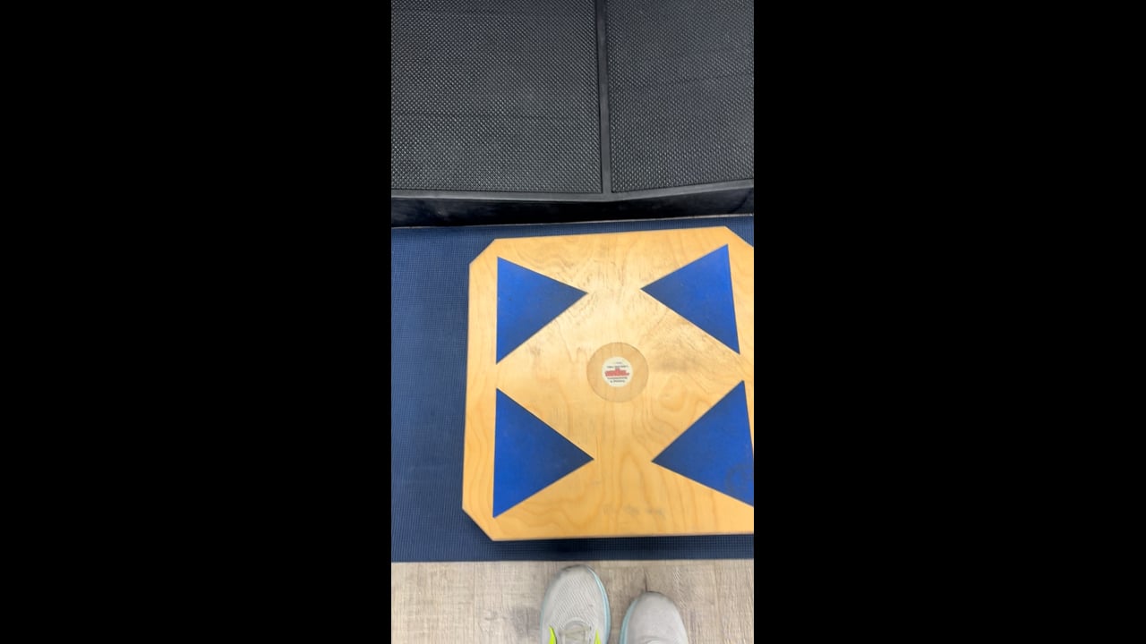 Square wobble board- different direction