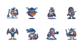 Animated Comic Figures Illustration, a Decorative Illustration by Prosymbols (Thumbnail 5 of 5)