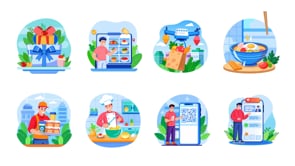 Animated Food Illustration Art Set, a Food Illustration by Prosymbols (Thumbnail 4 of 4)
