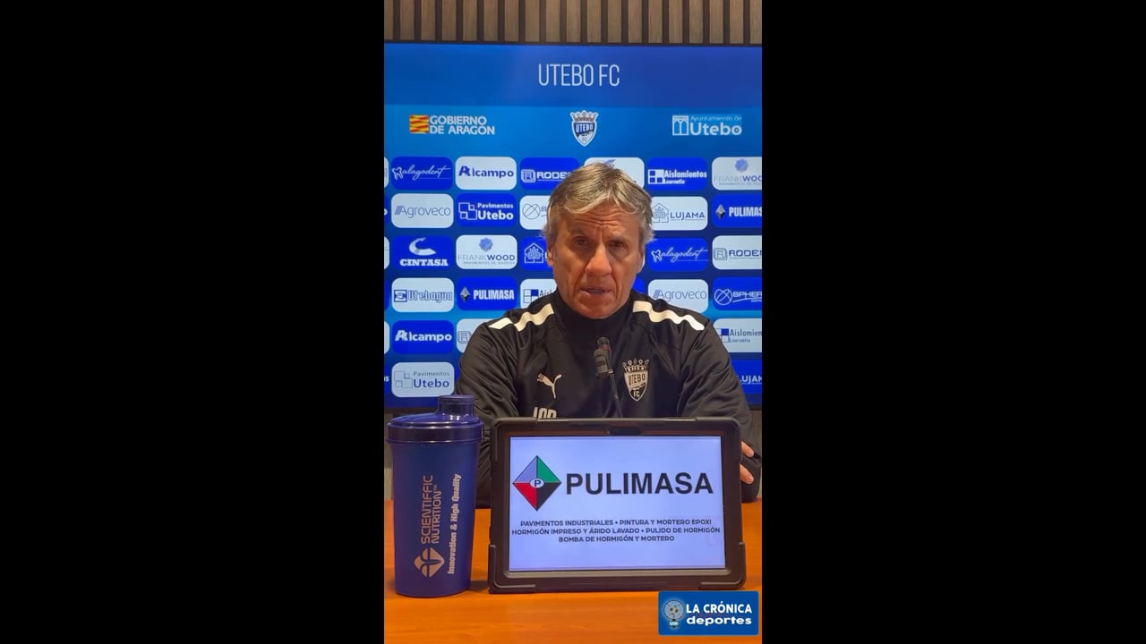LA PREVIA / CD Ebro - Utebo FC / JUAN CARLOS BELTRÁN (Entrenador Utebo) Jor. 15 - Segunda Rfef Gr2 / Fuente: Facebook Utebo