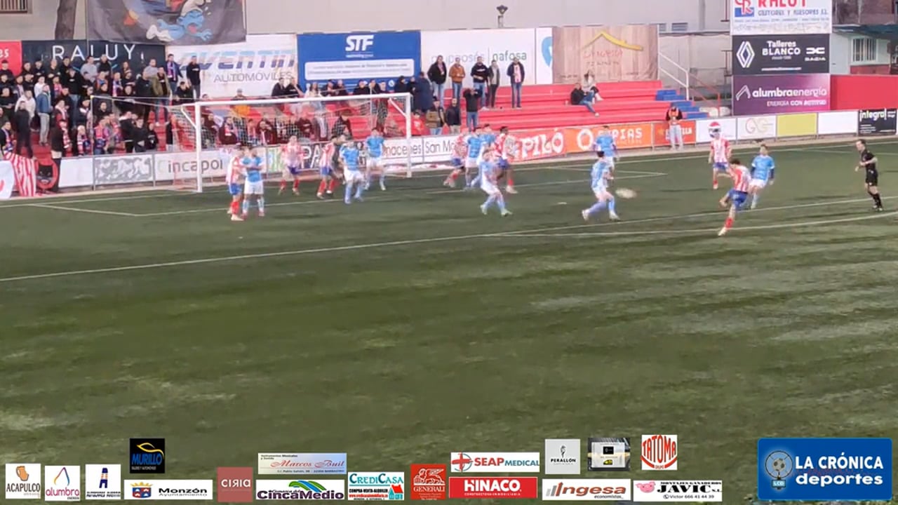 (RESUMEN y GOLES) At Monzón Alumbra 4-0 CD Binefar / J 14 / 3ª RFEF