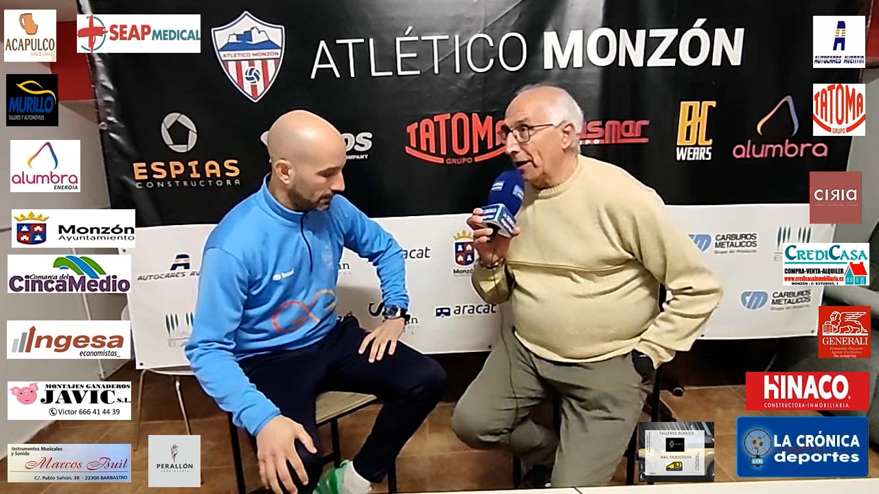 JOAQUIN  PONSA  (Entrenador CD Binefar) At Monzón Alumbra 4-0 CD Binefar / J 14 / 3ª RFEF