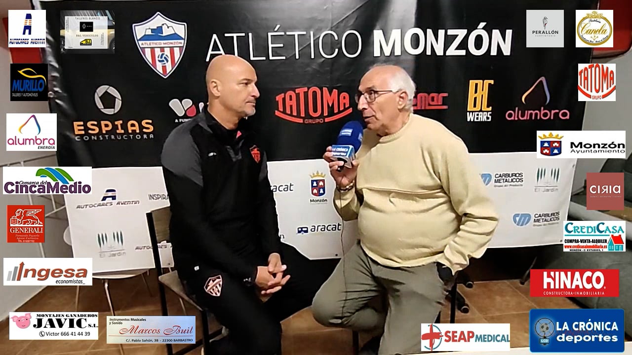 ISMAEL MARIANI (Entrenador Monzón) At Monzón Alumbra 4-0 CD Binefar / J 14 / 3ª RFEF