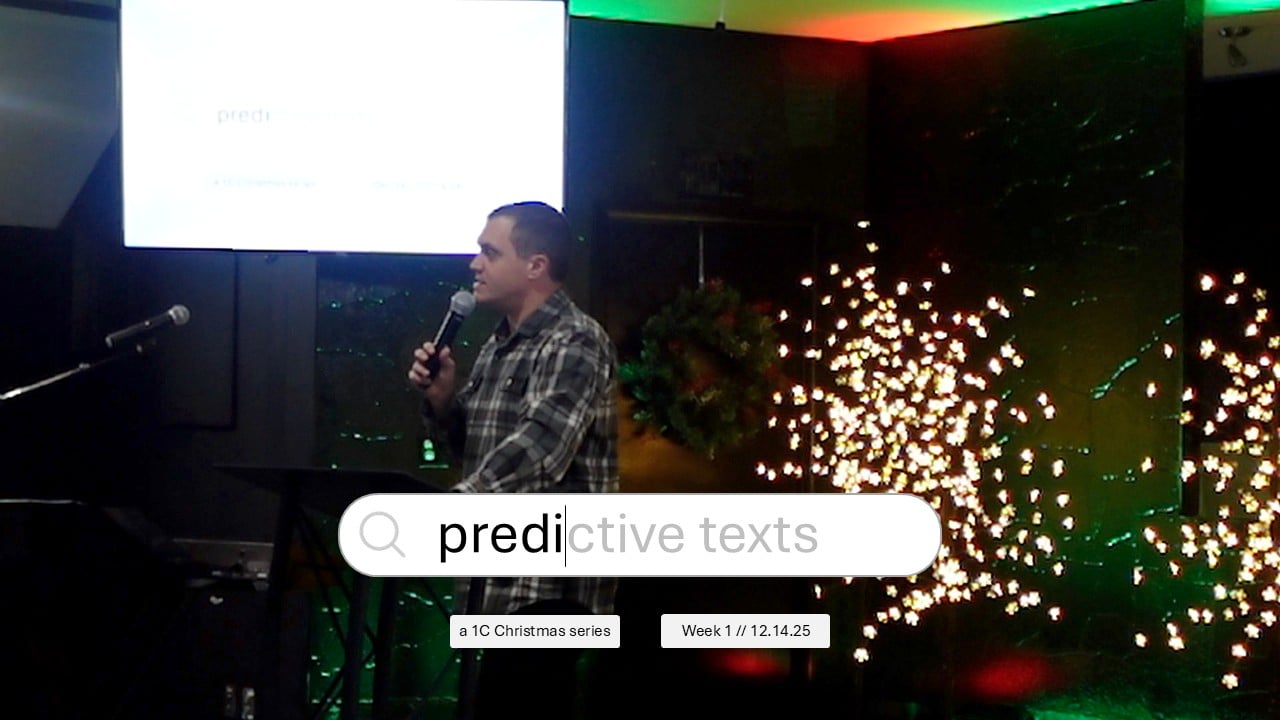 Prophet | Predictive Texts - Wk1 // 12.14.25