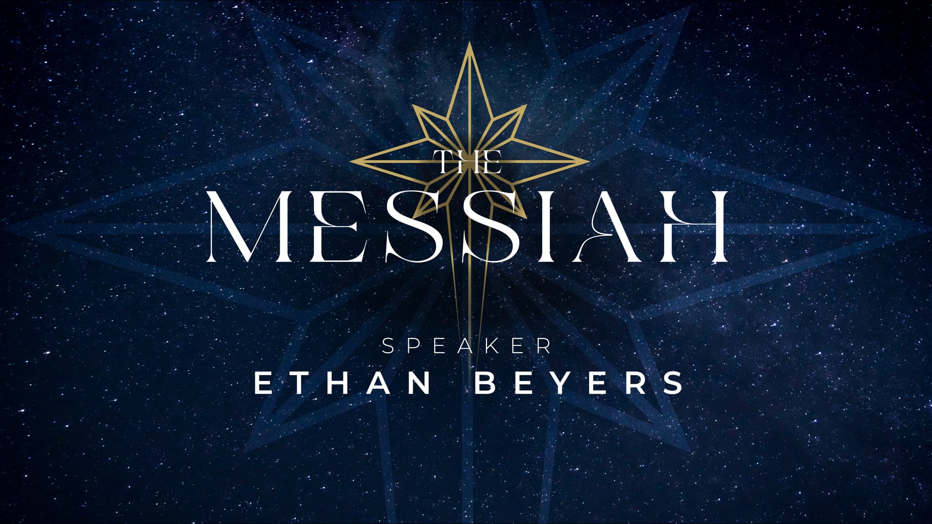 The Messiah, Pt. 1 // '400 Year Silence' (Ethan Beyers)