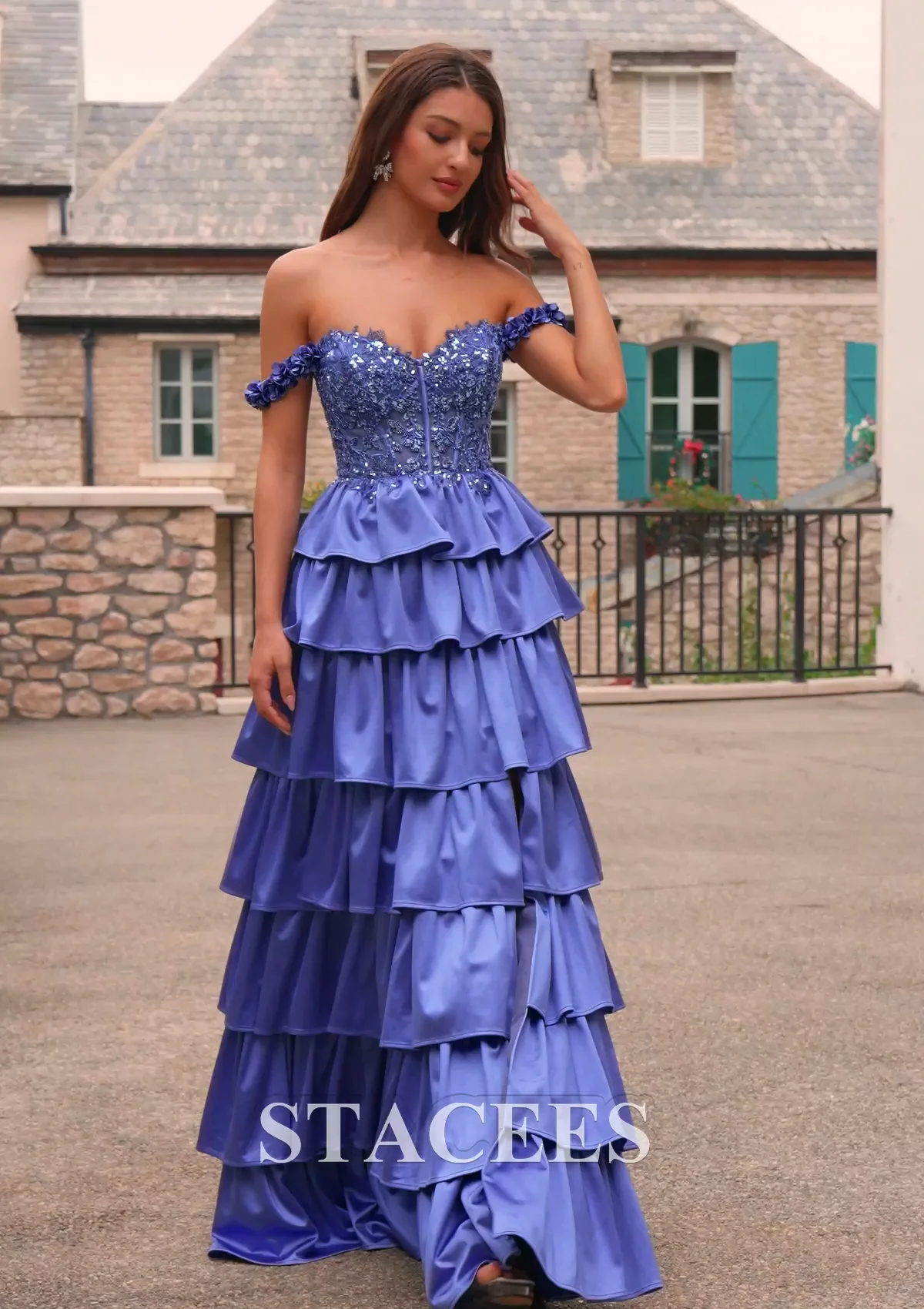 mermaid sequin formal dress Elegant Sheer Cape Sleeves Mermaid Hem Beaded Sequin Formal Dress & Ev –  Temperanent