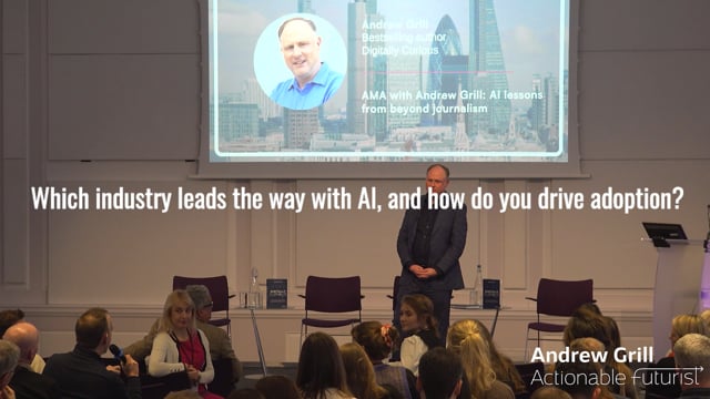 Which industries are the AI leaders?