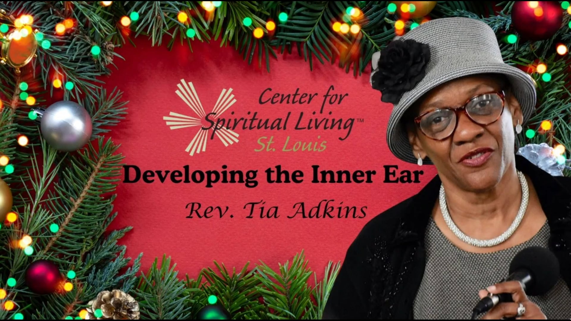 "Developing the Inner Ear" with Rev. Tia Atkins