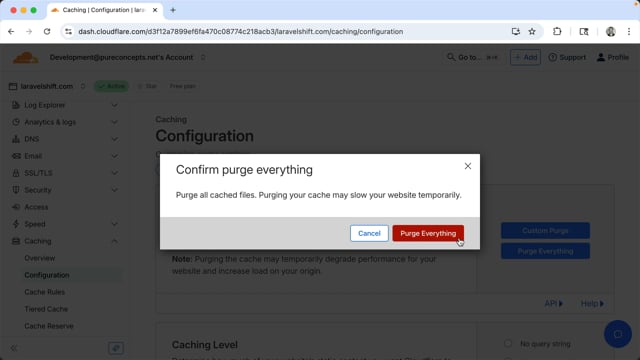 Frame from Busting the cache