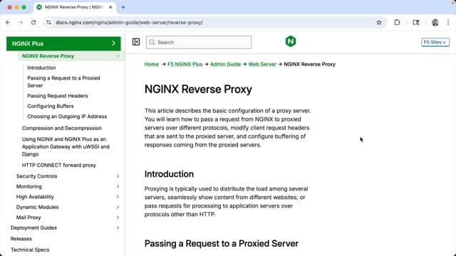 Frame from Reverse proxy caches