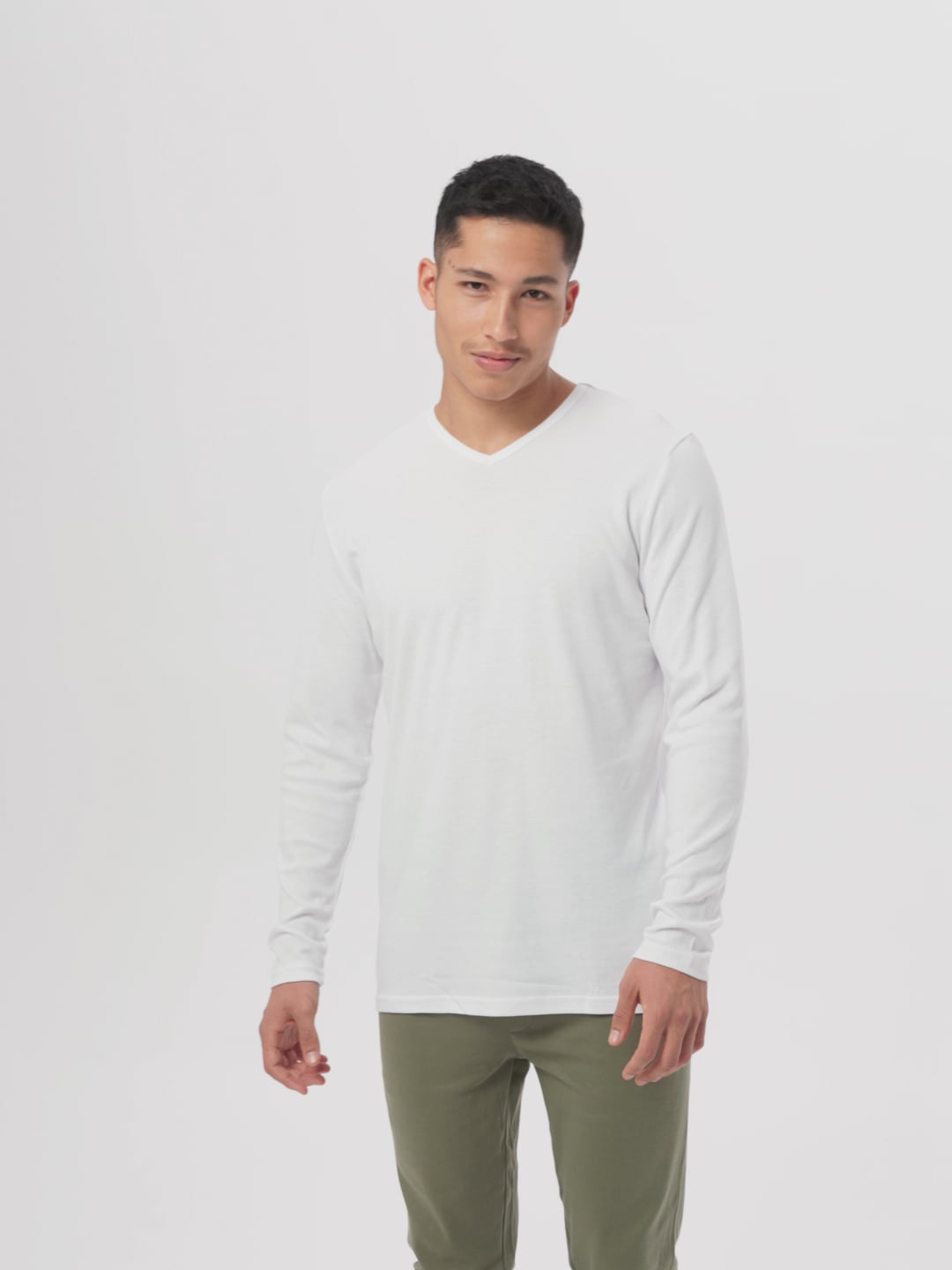 מארז 2 חולצות פלנל צווארון וי - SLIM FIT