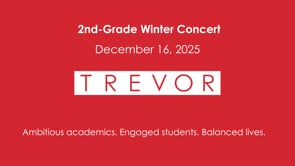 Trevor 2nd-Grade Winter Concert 2025