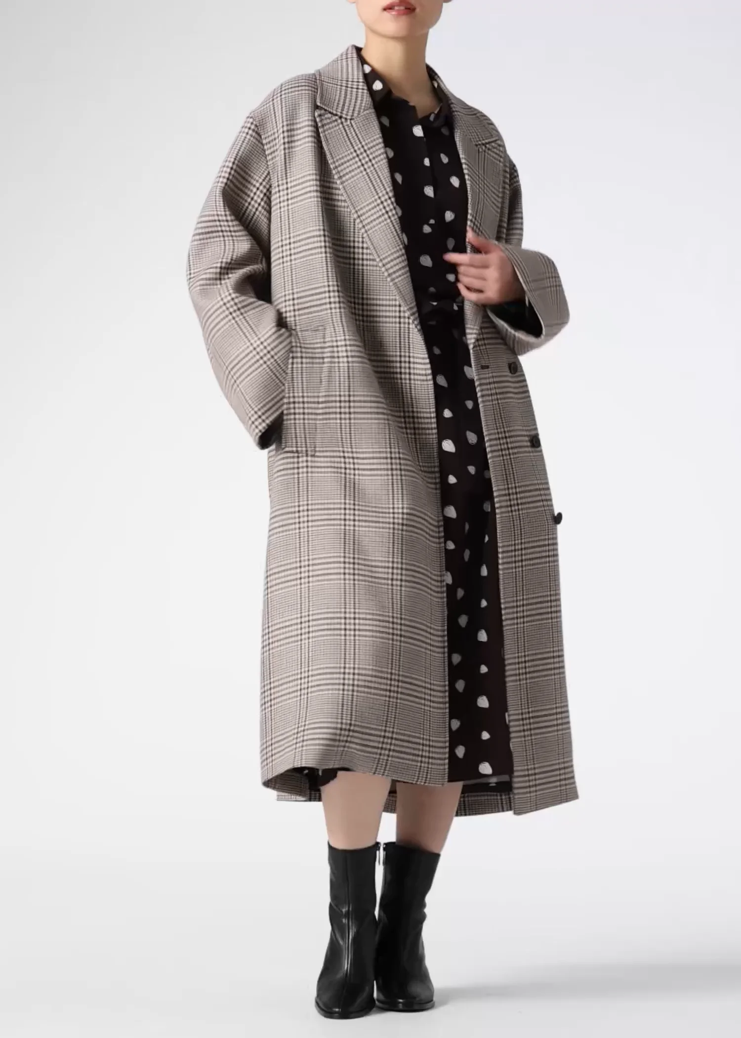 ウィメンズ クラシックチェック ロングコート ｜ポール・スミス