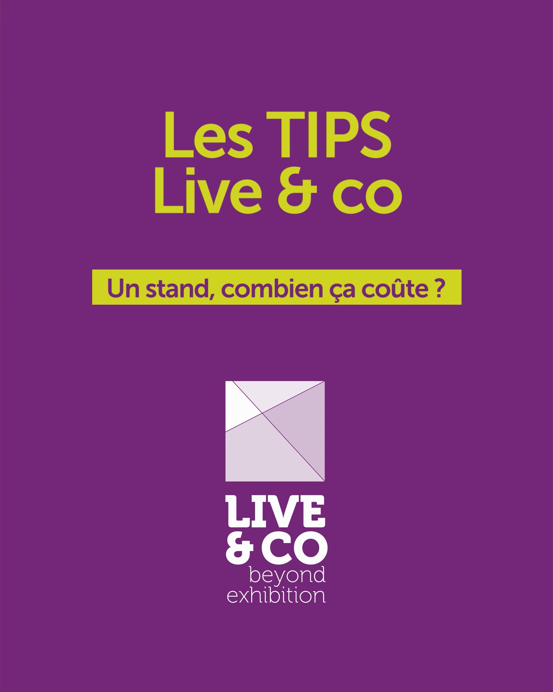 Combien ça coûte un stand ?