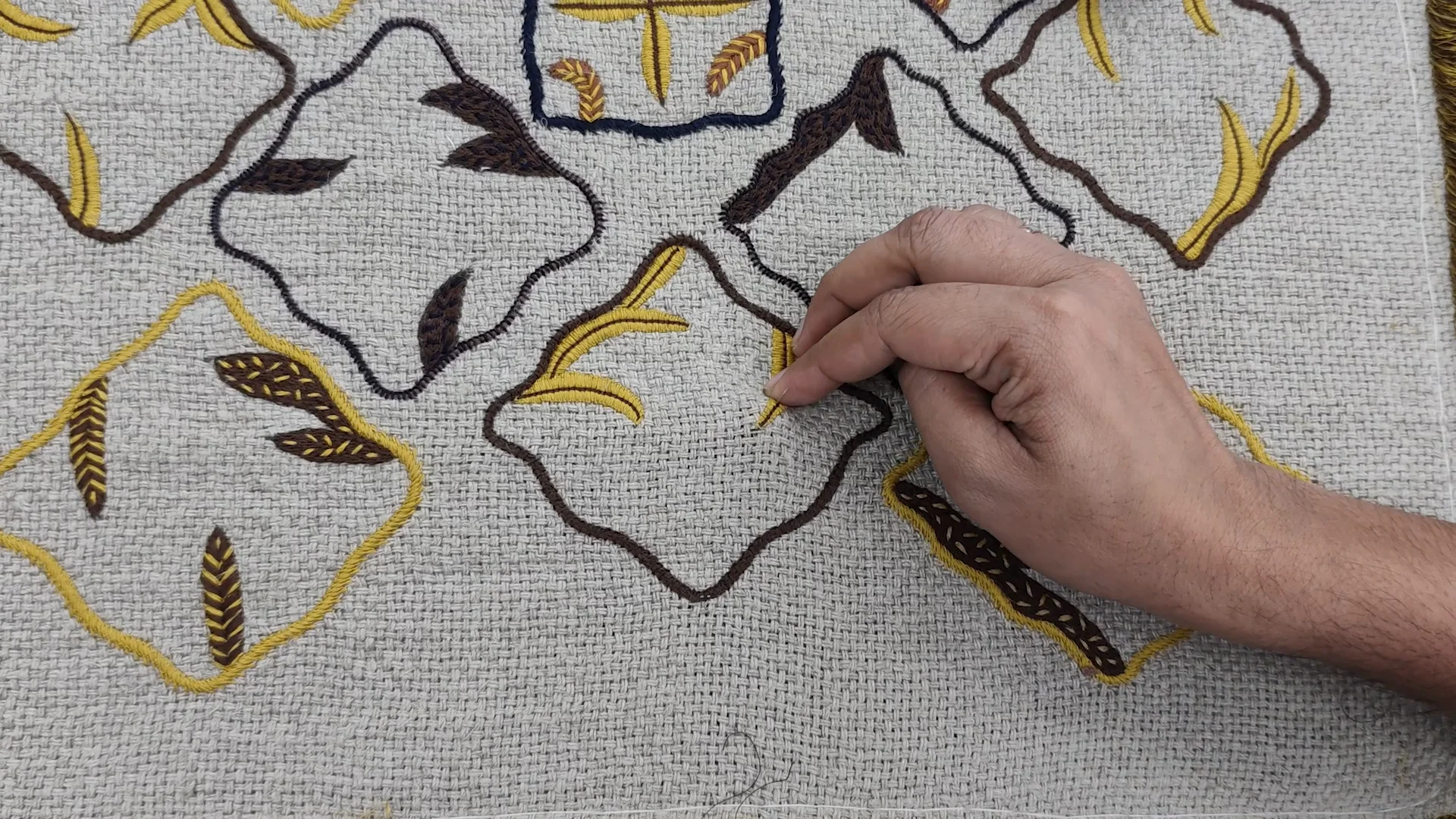 Bold hand embroidery | Jupe by Jackie