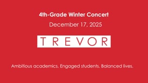 Trevor 4th-Grade Winter Concert