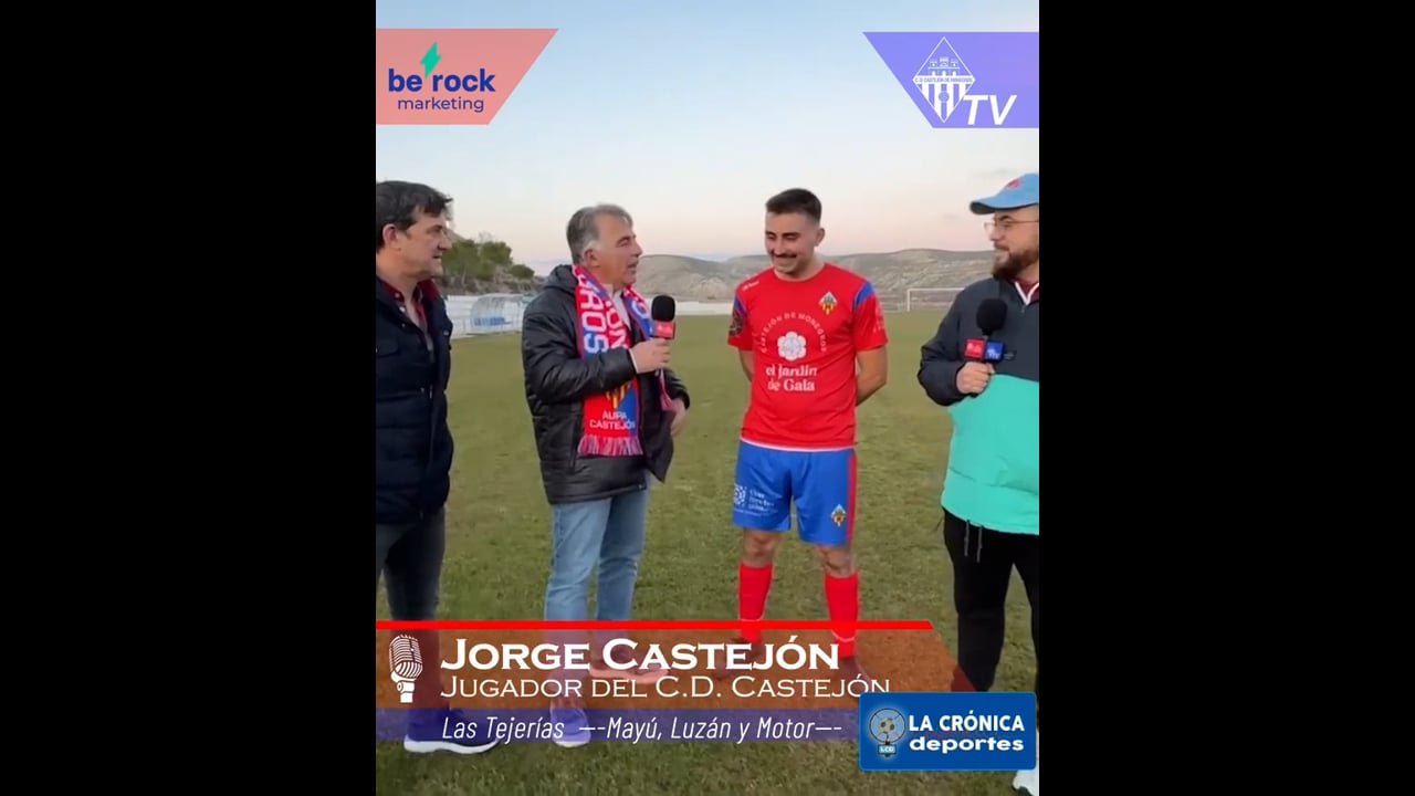 JORGE CASTEJON  (Jugador Castejón) CD Castejón 2-1 Peñas Sariñena / Jor. 12 - 2ª Regional Gr 2-1 / Fuente: CD Castejón