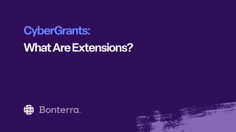 What are Extensions?