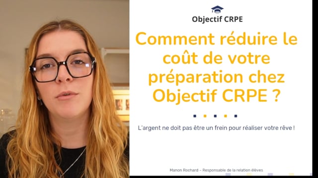 Comment réduire le coût de votre préparation chez Objectif CRPE ?