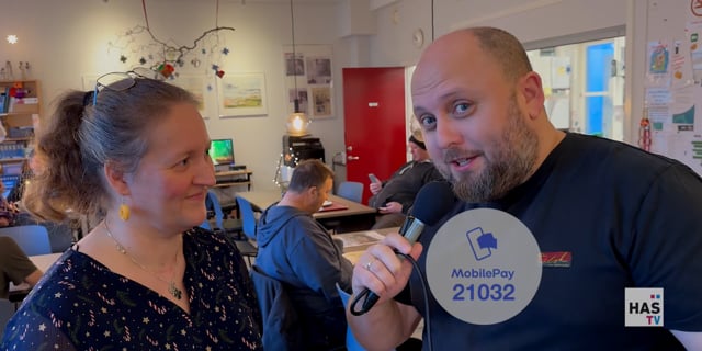 Jul i Den blå sociale Café