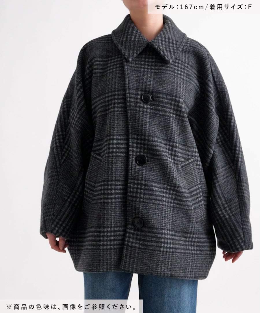 niko and… ライトモッサドルマンジャケットコート　ブラック セール】ライトモッサドルマンジャケットコート（ブルゾン）｜niko and