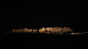 La roca del Cargol torna a estar il·luminada