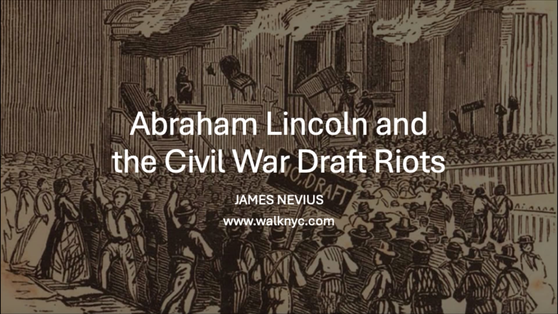 Watch Abraham Lincoln and the Civil War Draft Riots Online | Vimeo On ...