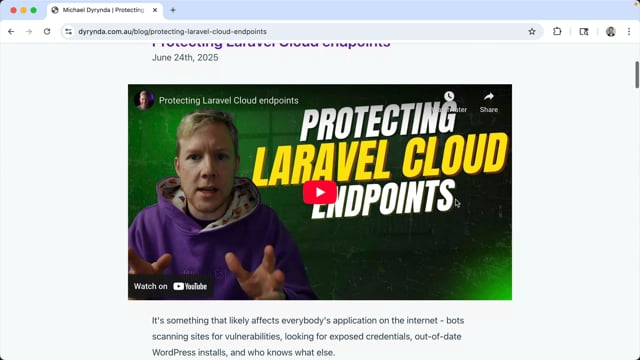 Frame from Blocking bad requests