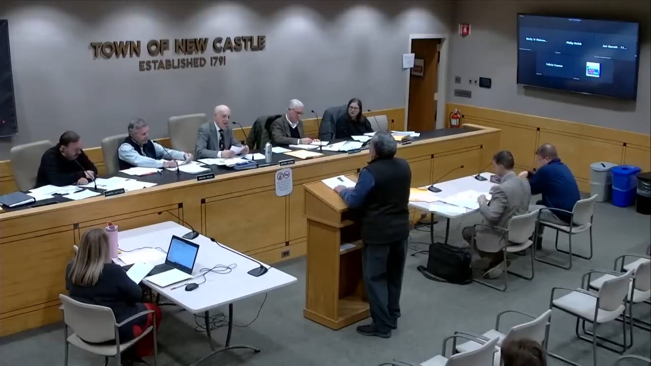 Town of New Castle Zoning Board Meeting 12/17/25
