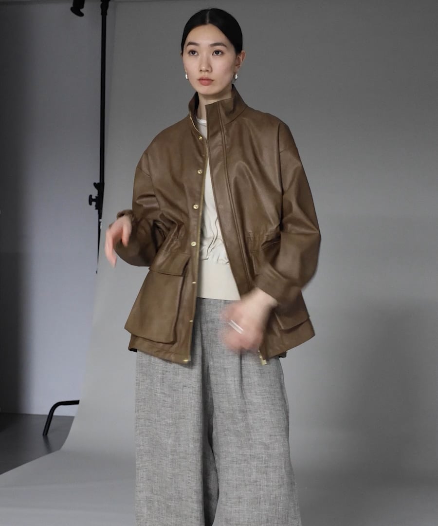 先行予約】ヴィンテージフェイクレザーコート | [公式]カレンソロジー