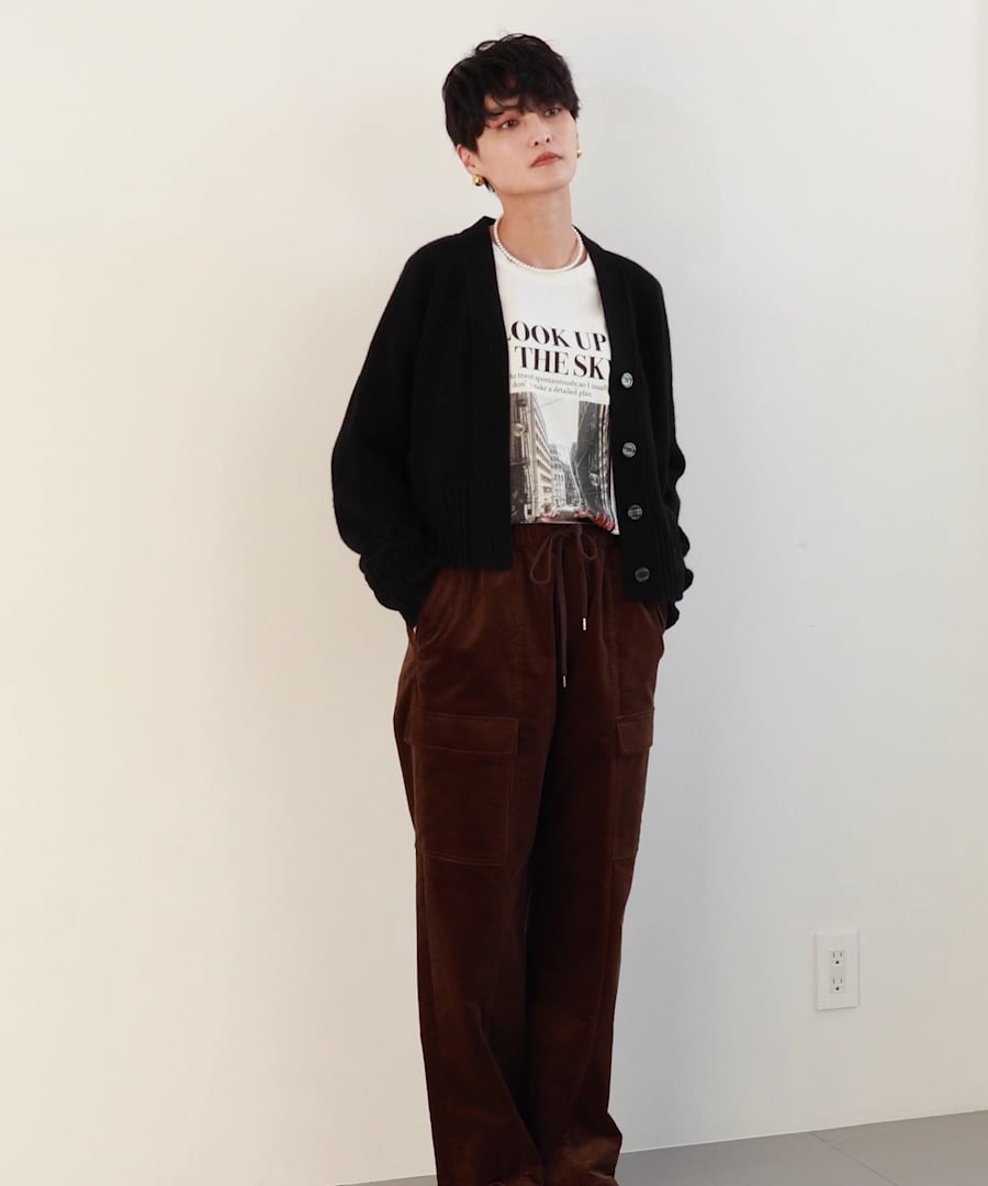 コーデュロイカーゴパンツ / マシンウォッシャブル【WEB限定サイズL