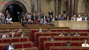 Front comú al Parlament d'una vintena de municipis contra els macroprojectes d'energies renovables