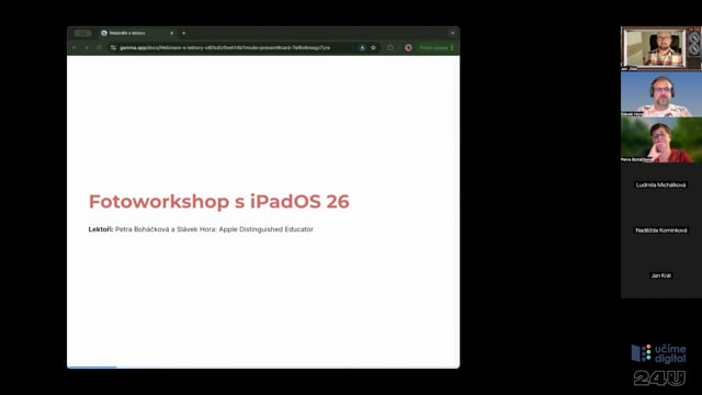 Fotoworkshop s iPadOS 26