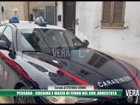 Pescara - Cocaina e mazza di ferro nel suv, arrestata