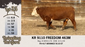 Lot #25 - KR 9110 FREEDOM 463M