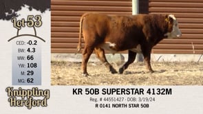 Lot #53 - KR 50B SUPERSTAR 4132M