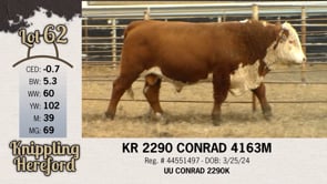 Lot #62 - KR 2290 CONRAD 4163M