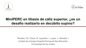 MINIPERC EN LITIASIS DE CÁLIZ SUPERIOR, ¿ES UN DESAFÍO REALIZARLO EN DECÚBITO SUPINO?