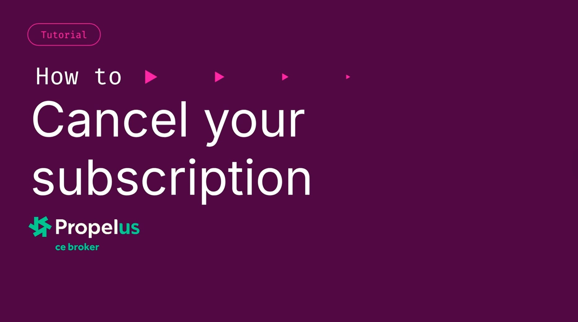Canceling your Subscription | Videos & Movies on Vimeo