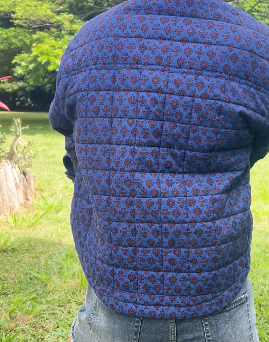 Marais Reversible Jacket Fir Capri Batik | Carve Designs