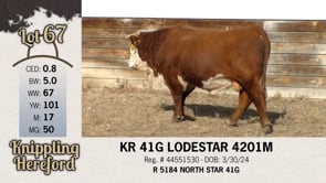Lot #67 - KR 41G LODESTAR 4201M