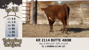 Lot #33 - KR 2114 BUTTE 480M