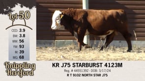 Lot #50 - KR J75 STARBURST 4123M