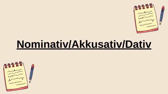 video German Language B1 & important informations